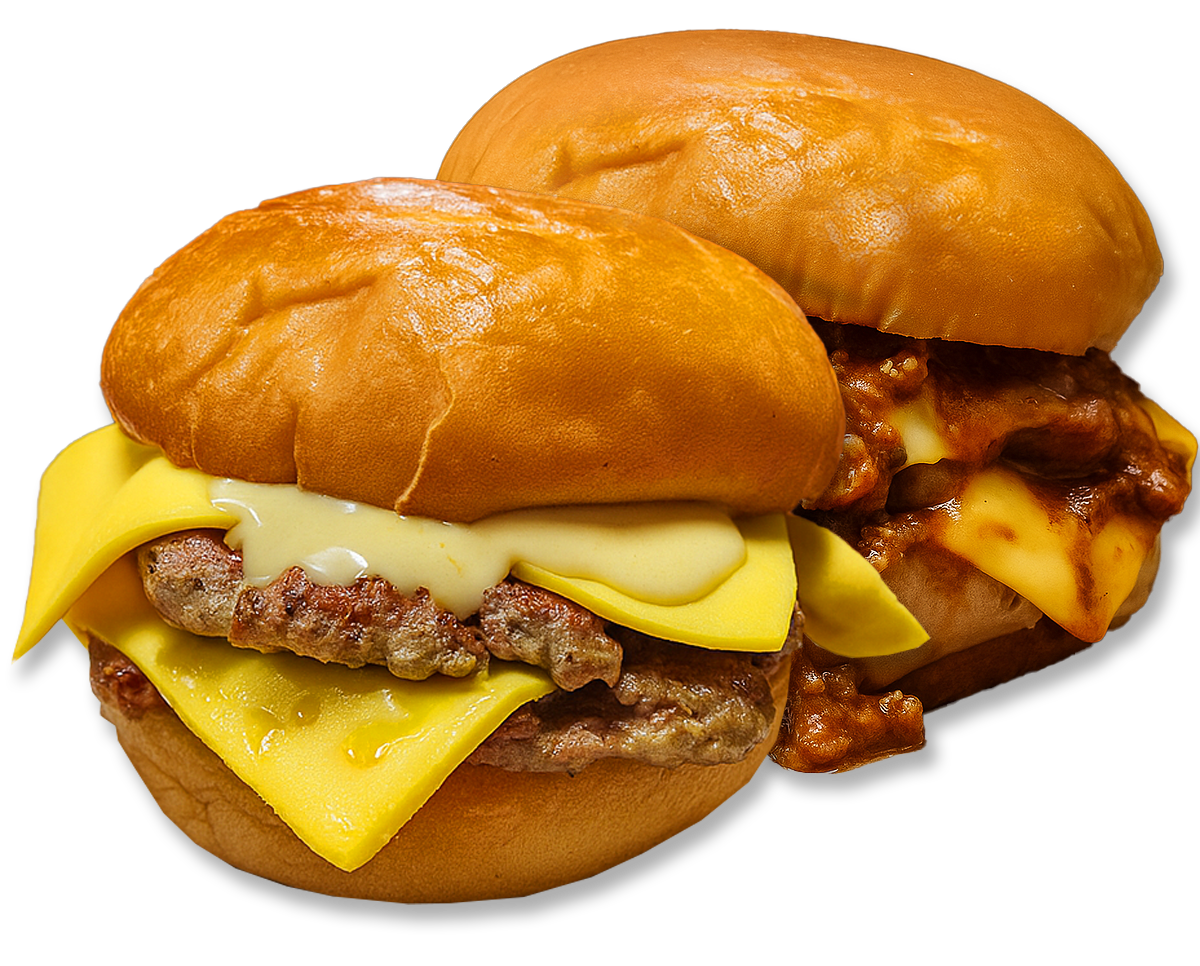 Classic Smashed Burger and Chili Burger